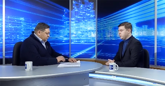 Леонид Таскаев дал интервью северодвинскому ТВ на тему предстоящих выборов Президента