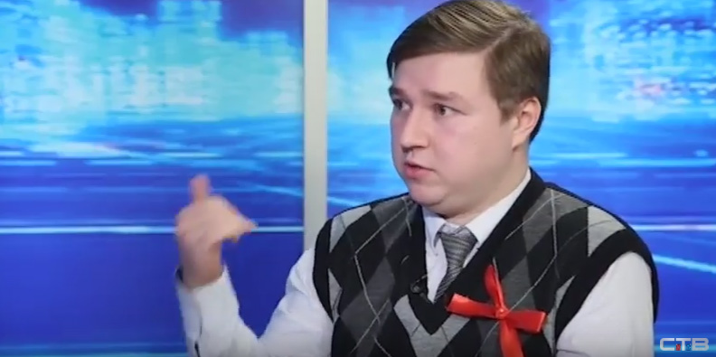 Секретарь обкома Таскаев принял участие в обсуждении юбилея революции на Северодвинском ТВ